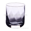 Hand Blown Glass Tumbler with Optic